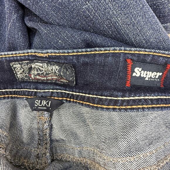 Silver Jeans Women's 27X33 (4) Blue Mid Slim Boot Cut Rivetted Pocket Western - Picture 8 of 15